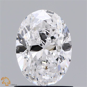 Foto Diamante Natural 1.00 quilates, Ovalado , Color D, claridad I1 y certificado GIA de