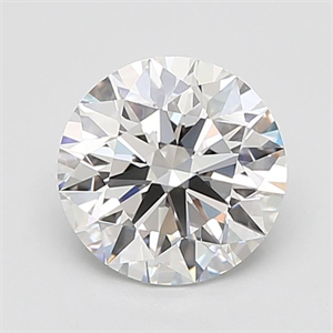 Picture of Lab Grown Diamond 3.14 Carats, Round with Ideal Cut, F Color, IF Clarity and Certified by IGI