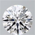 Lab Grown Diamond 3.79 Carats, Round with Ideal Cut, D Color, VS1 Clarity and Certified by IGI