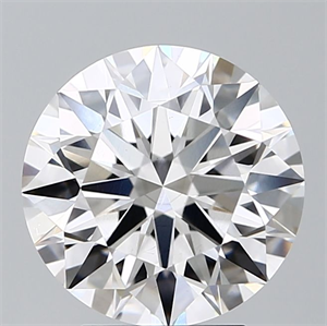 Picture of Lab Grown Diamond 3.79 Carats, Round with Ideal Cut, D Color, VS1 Clarity and Certified by IGI