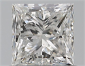 Natural Diamond 0.70 Carats, Princess with  Cut, F Color, VS2 Clarity and Certified by GIA