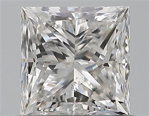 Foto Diamante Natural 0.70 quilates, Princesa , Color F, claridad VS2 y certificado GIA de