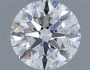 Picture of Natural Diamond 0.80 Carats, Round with Excellent Cut, E Color, SI1 Clarity and Certified by IGI