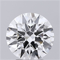 Lab Grown Diamond 2.71 Carats, Round with Ideal Cut, E Color, VVS1 Clarity and Certified by IGI