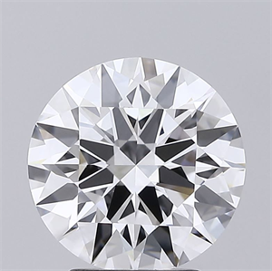 Picture of Lab Grown Diamond 2.71 Carats, Round with Ideal Cut, E Color, VVS1 Clarity and Certified by IGI