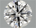 Lab Grown Diamond 2.07 Carats, Round with Ideal Cut, F Color, VVS2 Clarity and Certified by IGI