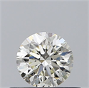 Natural Diamond 0.40 Carats, Round with Very Good Cut, L Color, SI1 Clarity and Certified by GIA