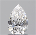 Diamante Natural 0.71 quilates, De pera , Color D, claridad VS1 y certificado GIA