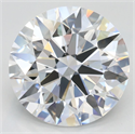 Del inventario de diamantes de laboratorio, 4.07 quilates, Redondo , Color D, claridad VVS1 y certificado GIA