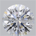 Lab Grown Diamond 2.55 Carats, Round with Excellent Cut, E Color, VVS1 Clarity and Certified by GIA