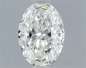 Picture of Natural Diamond 0.55 Carats, Oval with  Cut, H Color, VVS1 Clarity and Certified by GIA
