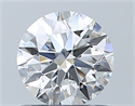 Natural Diamond 0.81 Carats, Round with Excellent Cut, E Color, VS1 Clarity and Certified by GIA