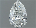 Natural Diamond 0.80 Carats, Pear with  Cut, H Color, SI1 Clarity and Certified by GIA