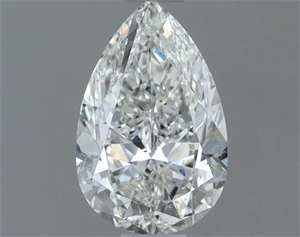 Picture of Natural Diamond 0.80 Carats, Pear with  Cut, H Color, SI1 Clarity and Certified by GIA