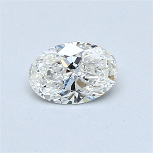 Picture of Natural Diamond 0.43 Carats, Oval with  Cut, F Color, VS1 Clarity and Certified by GIA