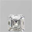 Diamante Natural 1.01 quilates, Asscher , Color H, claridad VVS2 y certificado GIA