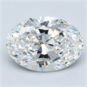 Diamante Natural 2.21 quilates, Ovalado , Color F, claridad VS2 y certificado GIA