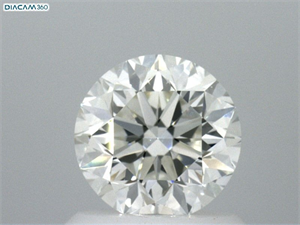 Picture of Natural Diamond 0.90 Carats, Round with Excellent Cut, J Color, VS1 Clarity and Certified by GIA