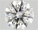 Natural Diamond 2.01 Carats, Round with Excellent Cut, F Color, VS2 Clarity and Certified by GIA
