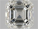 Natural Diamond 1.70 Carats, Asscher with  Cut, J Color, VVS2 Clarity and Certified by GIA