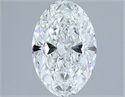 Natural Diamond 2.01 Carats, Oval with  Cut, E Color, VS2 Clarity and Certified by GIA