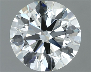 Picture of Natural Diamond 1.00 Carats, Round with Excellent Cut, H Color, VVS2 Clarity and Certified by IGI