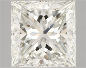 Picture of Natural Diamond 5.02 Carats, Princess with  Cut, K Color, SI1 Clarity and Certified by GIA