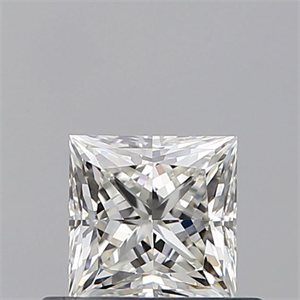 Picture of Natural Diamond 0.50 Carats, Princess with  Cut, I Color, VS1 Clarity and Certified by GIA