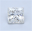 Diamante Natural 1.02 quilates, Princesa , Color F, claridad VVS2 y certificado GIA