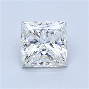 Foto Diamante Natural 1.02 quilates, Princesa , Color F, claridad VVS2 y certificado GIA de