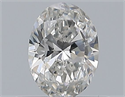Natural Diamond 0.41 Carats, Oval with  Cut, F Color, VS2 Clarity and Certified by GIA