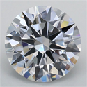 Del inventario de diamantes de laboratorio, 2.04 quilates, Redondo , Color E, claridad VS1 y certificado IGI