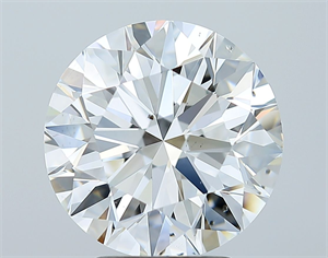 Picture of Natural Diamond 3.71 Carats, Round with Excellent Cut, F Color, SI1 Clarity and Certified by GIA