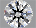 Natural Diamond 0.72 Carats, Round with Excellent Cut, F Color, IF Clarity and Certified by GIA