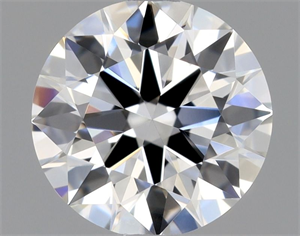 Picture of Natural Diamond 0.72 Carats, Round with Excellent Cut, F Color, IF Clarity and Certified by GIA