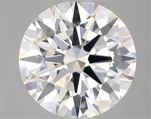 Picture of Lab Grown Diamond 2.02 Carats, Round with Ideal Cut, E Color, VVS2 Clarity and Certified by IGI