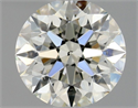 Natural Diamond 0.80 Carats, Round with Excellent Cut, K Color, SI1 Clarity and Certified by GIA