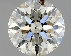 Picture of Natural Diamond 0.80 Carats, Round with Excellent Cut, K Color, SI1 Clarity and Certified by GIA