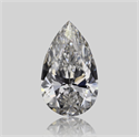 Natural Diamond 0.30 Carats, Pear with  Cut, F Color, SI1 Clarity and Certified by GIA