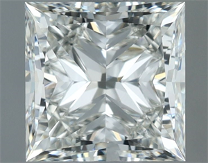 Picture of Natural Diamond 1.20 Carats, Princess with  Cut, H Color, VVS2 Clarity and Certified by IGI