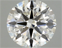 Diamante Natural 0.43 quilates, Redondo , Color H, claridad IF y certificado GIA
