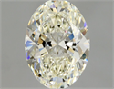 Natural Diamond 0.70 Carats, Oval with  Cut, K Color, VS1 Clarity and Certified by GIA