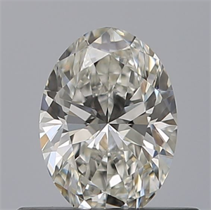 Foto Diamante Natural 0.41 quilates, Ovalado , Color G, claridad VVS1 y certificado IGI de