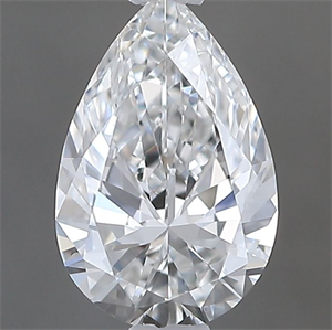 Picture of Natural Diamond 0.40 Carats, Pear with  Cut, F Color, VVS2 Clarity and Certified by GIA