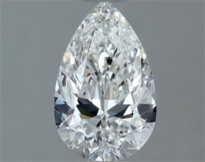 Foto Diamante Natural 0.70 quilates, De pera , Color G, claridad VS2 y certificado GIA de