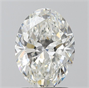 Diamante Natural 1.70 quilates, Ovalado , Color G, claridad VVS1 y certificado GIA