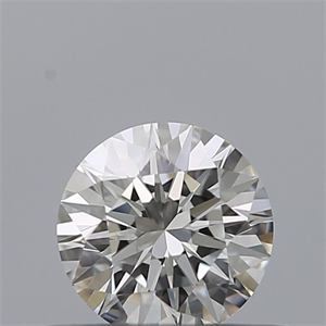 Picture of Natural Diamond 0.41 Carats, Round with Excellent Cut, G Color, IF Clarity and Certified by GIA