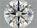 Diamante Natural 0.44 quilates, Redondo , Color E, claridad VVS1 y certificado GIA