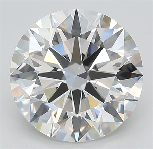 Picture of Lab Grown Diamond 5.07 Carats, Round with Ideal Cut, E Color, IF Clarity and Certified by IGI