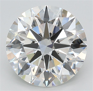 Picture of Lab Grown Diamond 5.07 Carats, Round with Ideal Cut, E Color, IF Clarity and Certified by IGI